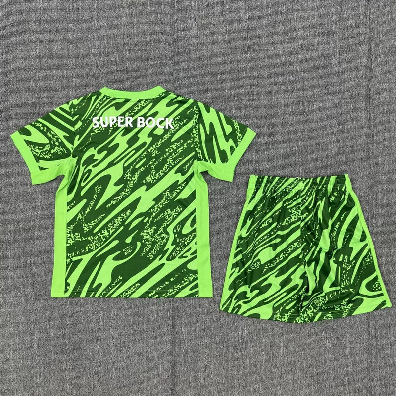 Conjunto infantil guarda redes verde 2025/26 - LANÇAMENTO