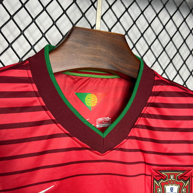 Camisola Portugal vermelha retrô 2014