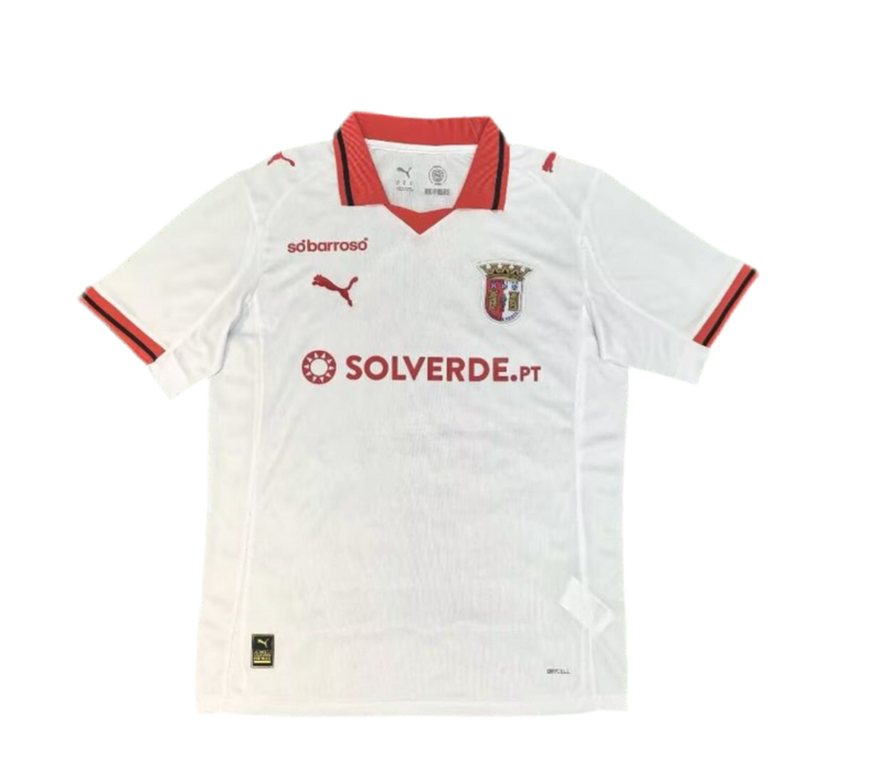 Camisola Braga branca alternativa 2025/26 - LANÇAMENTO