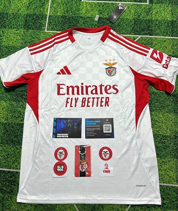 Camisola ALTERNATIVA THIRD branca 2025/26 - LANÇAMENTO
