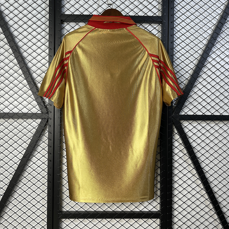 Camisola retrô alternativa amarela 1998/99