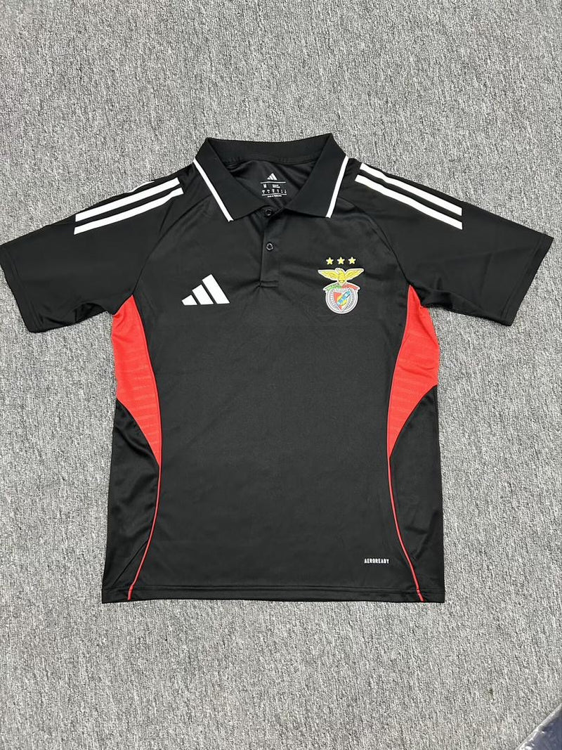 Camisola POLO treino preto 2025/26 treinamento - LANÇAMENTO