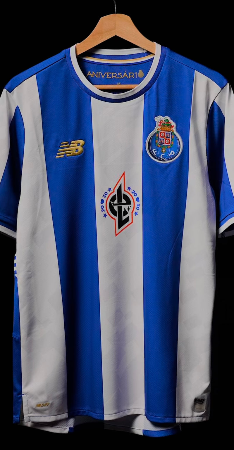 Camisola DIOGO J - homenagem equipamento azul/branco 2025/26 simbolo bordado