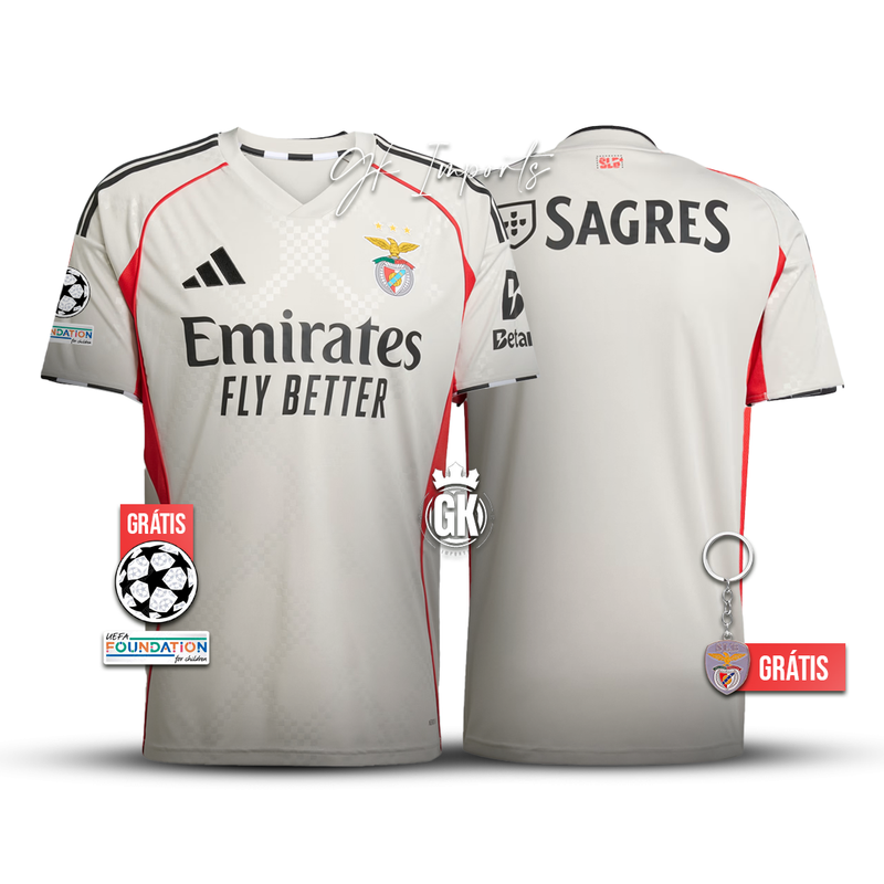 Camisola alternativa SECUNDÁRIA bege 2025/26 - LANÇAMENTO