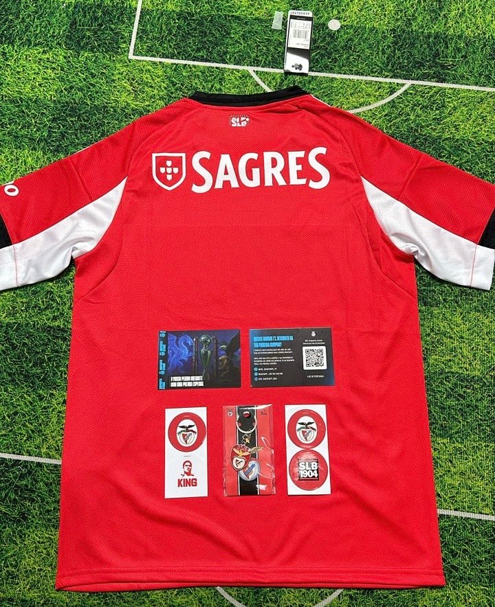 Camisola PRINCIPAL vermelha 2025/26 - LANÇAMENTO