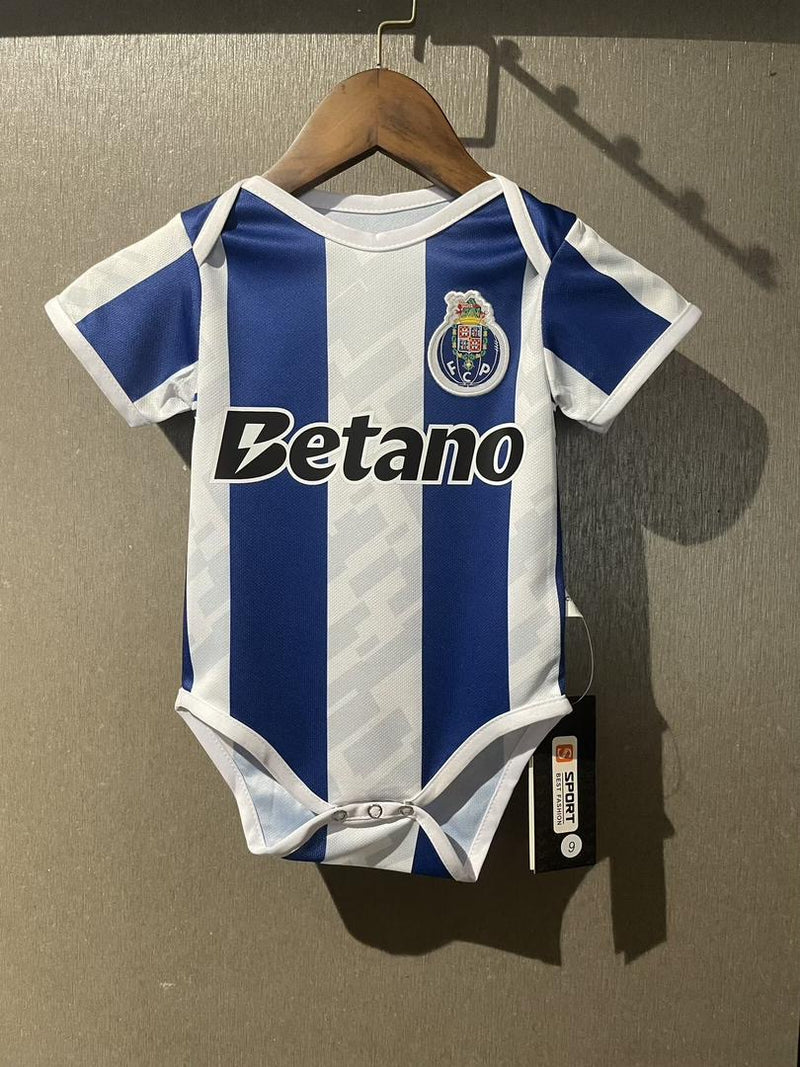 Body bebé F C P principal azul e branco - 2025/26 LANÇAMENTO