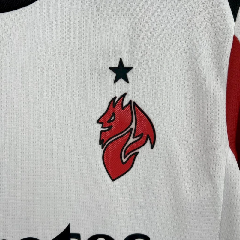 Camisola Milan branca alternativa 2025/26