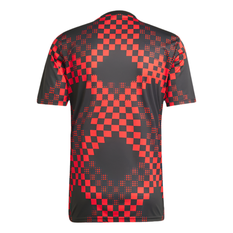 Camisola pré jogo vermelho/preto 2025/26 - LANÇAMENTO