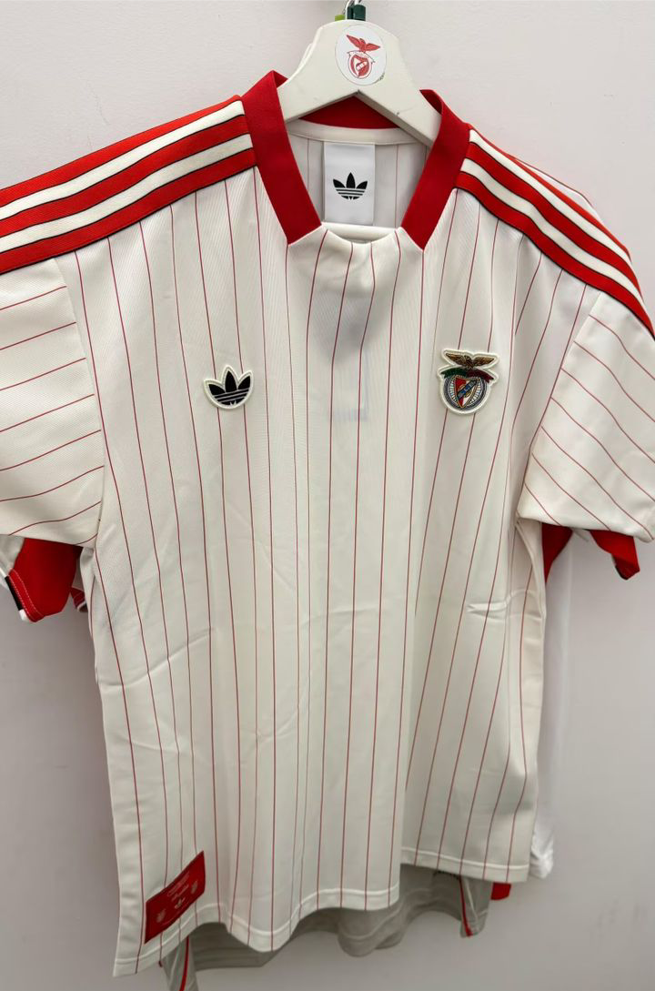Camisola S L B x Originals branca 2025/26 - LANÇAMENTO