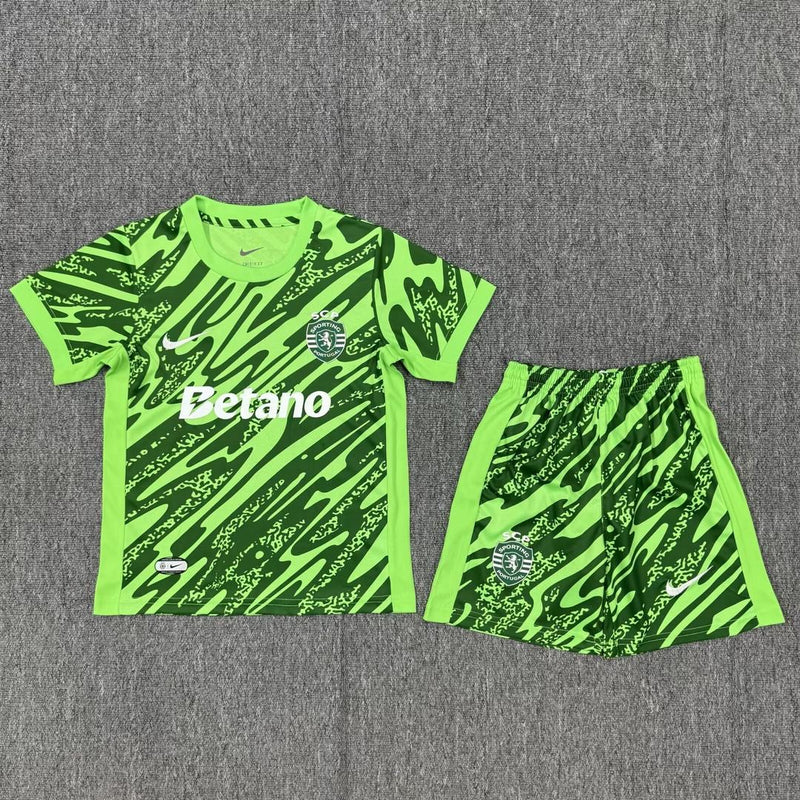 Conjunto infantil guarda redes verde 2025/26 - LANÇAMENTO