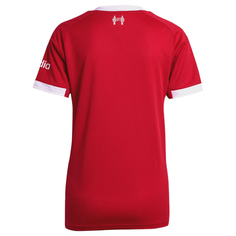 Camisola Liverpool FEMININA principal vermelha 2025/26