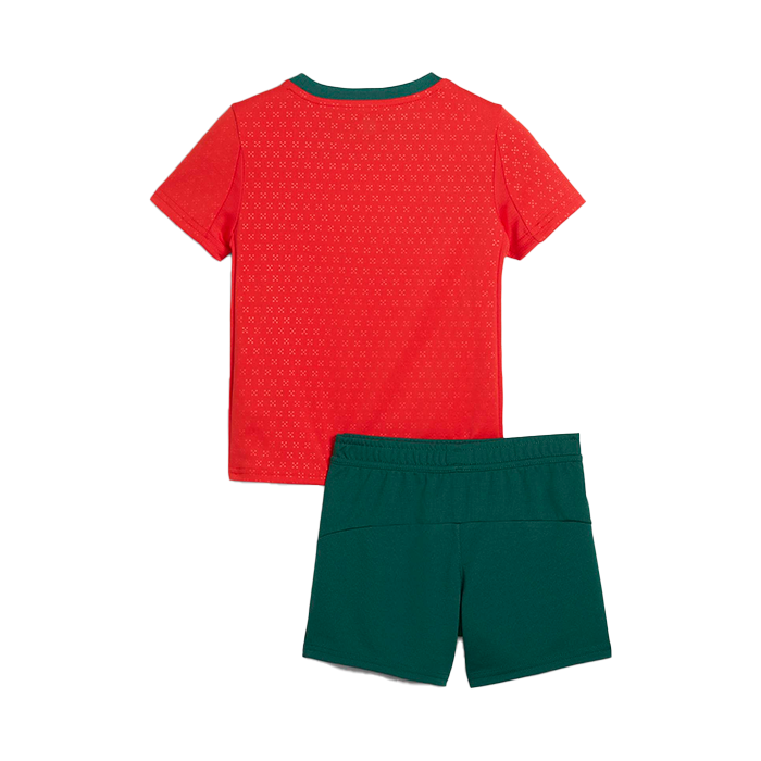 Conjunto infantil Seleção Portugal vermelho principal 2025 - PUMA