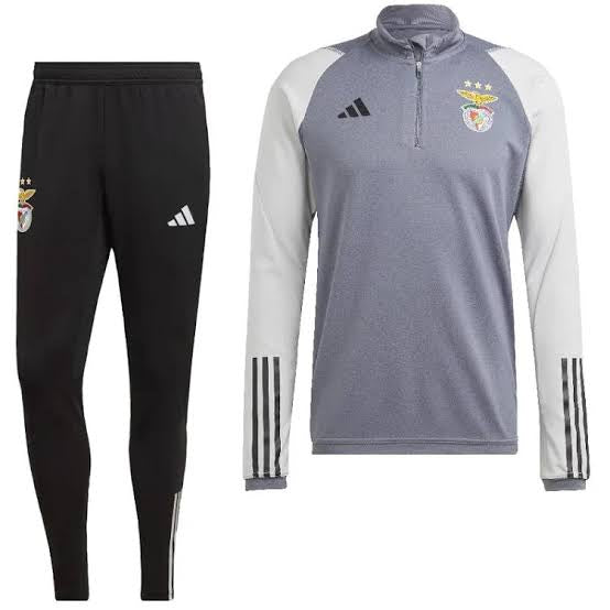Fato de Treino cinza 2023/24 Meio fecho
