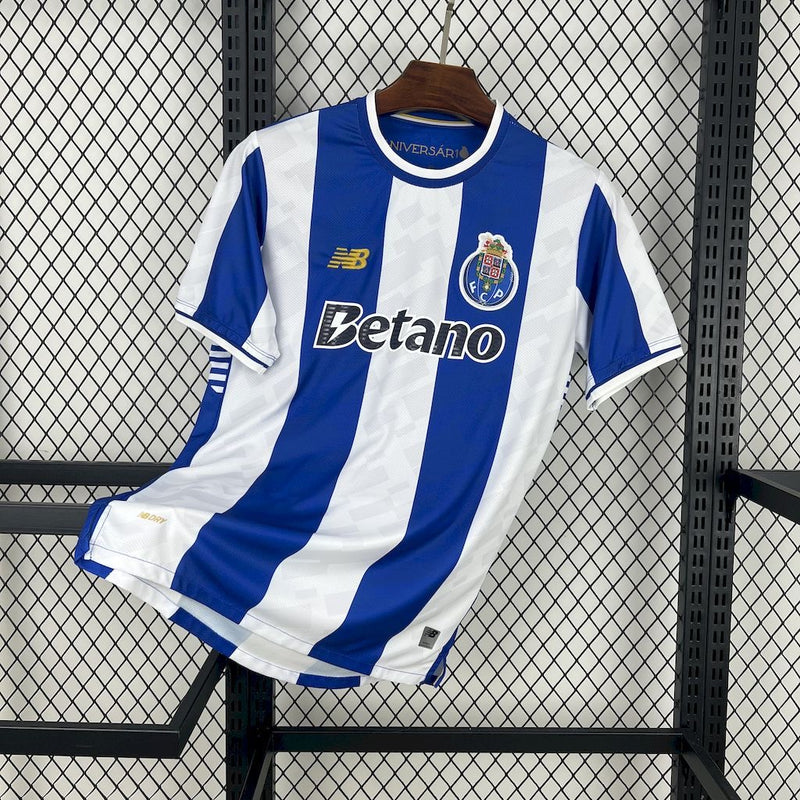 Camisola primeiro equipamento azul/branco 2025/26 simbolo bordado - LANÇAMENTO