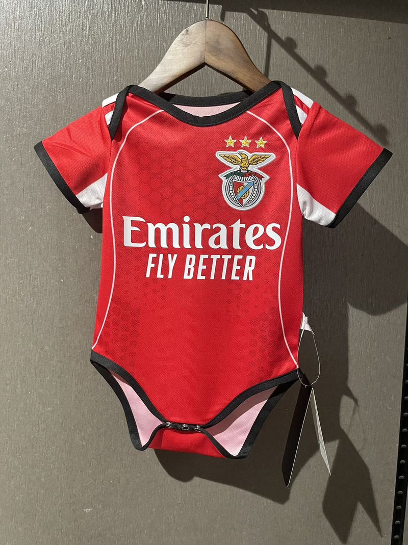 Body bebê SLB vermelha - 2025/26 LANÇAMENTO