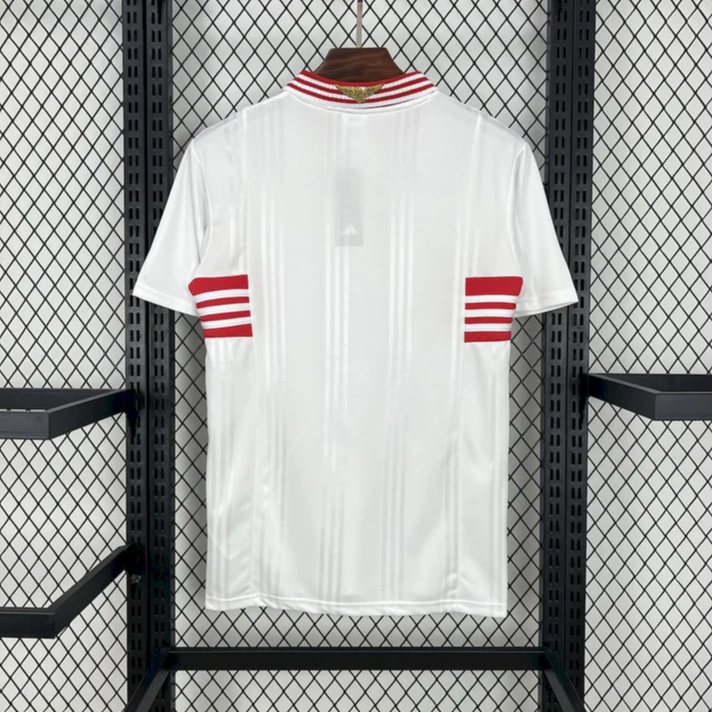 Camisola retrô branca alternativa 1997/98