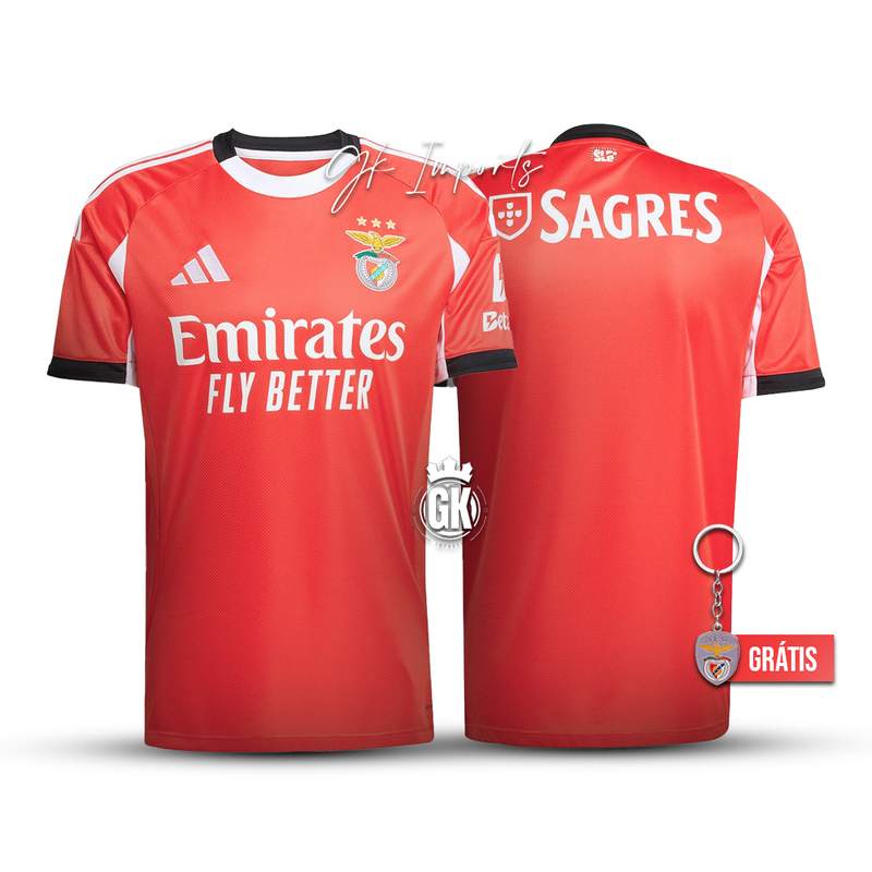 Camisola PRINCIPAL vermelha 2025/26 - LANÇAMENTO