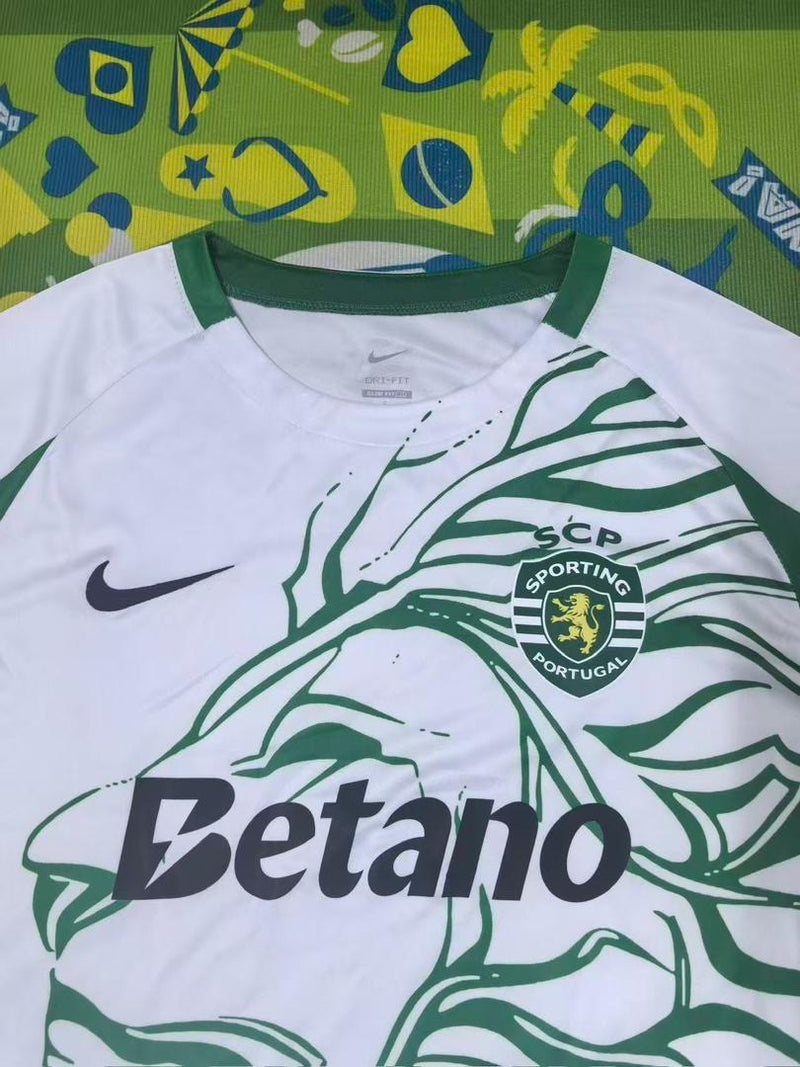 Camisola leão concept branca e verde 2025/26 - LANÇAMENTO