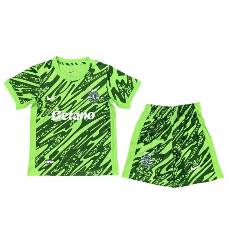 Conjunto infantil guarda redes verde 2025/26 - LANÇAMENTO