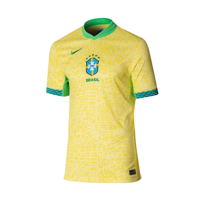 Camisola Brasil Amarela Home Copa do Mundo 2024