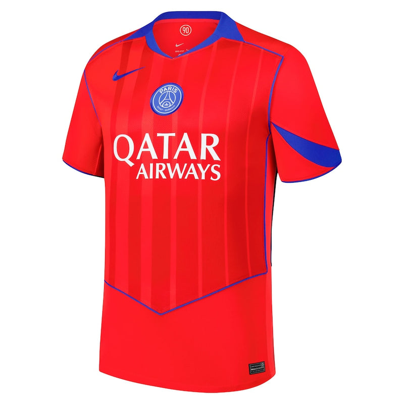 Camisola PSG total 90 alternativa 2025/26 vermelha - LANÇAMENTO