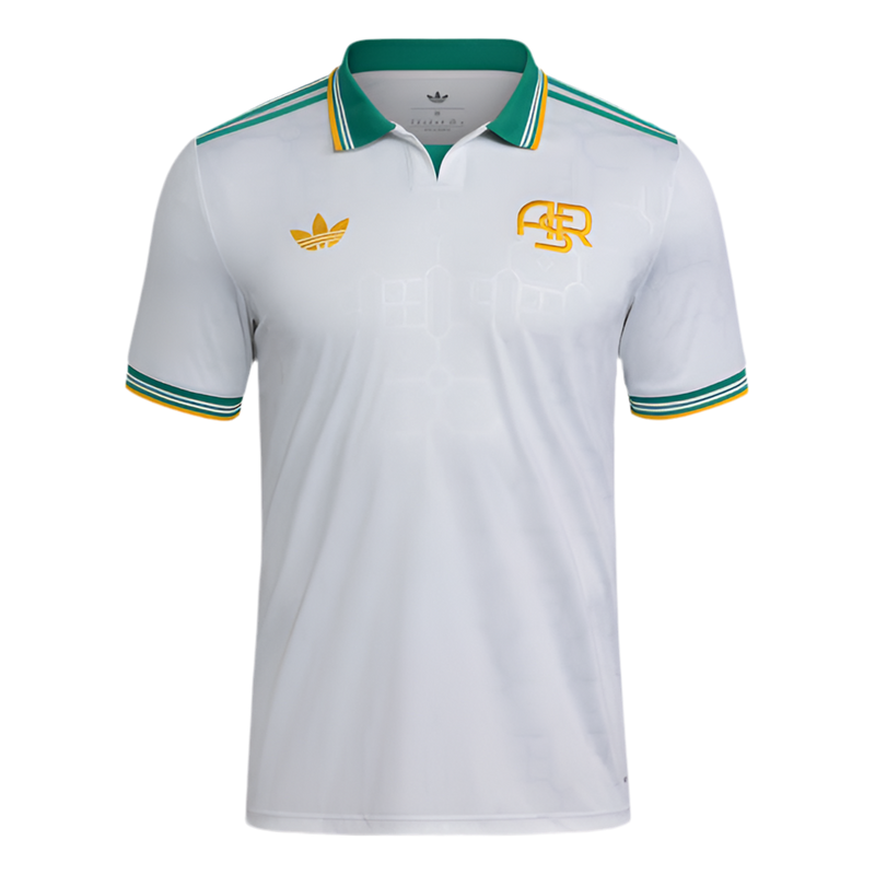 Camisola Roma alternativa branca 2025/26