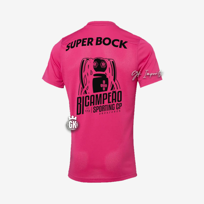 Camisola BICAMPEÃO pink october 2024/25