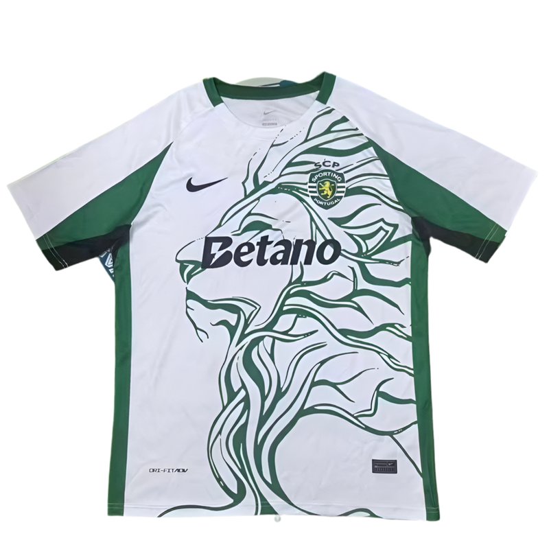 Camisola leão concept branca e verde 2025/26 - LANÇAMENTO