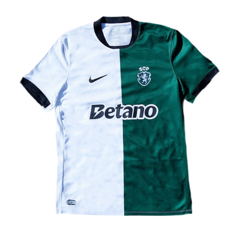Conjunto infantil STROMP quarto equipamento branco/verde 2025/26 - LANÇAMENTO [pré venda: 11 a 22 dias úteis]