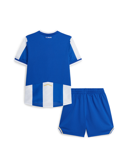 Conjunto infantil principal azul e branco 2025/26 - LANÇAMENTO