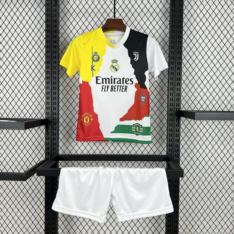 Conjunto infantil Cristiano Ronaldo Special edition all club mix - 2025/26
