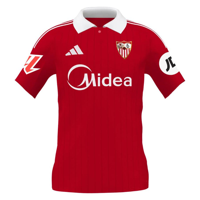 Camisola Sevilla alternativa vermelha 2025/26