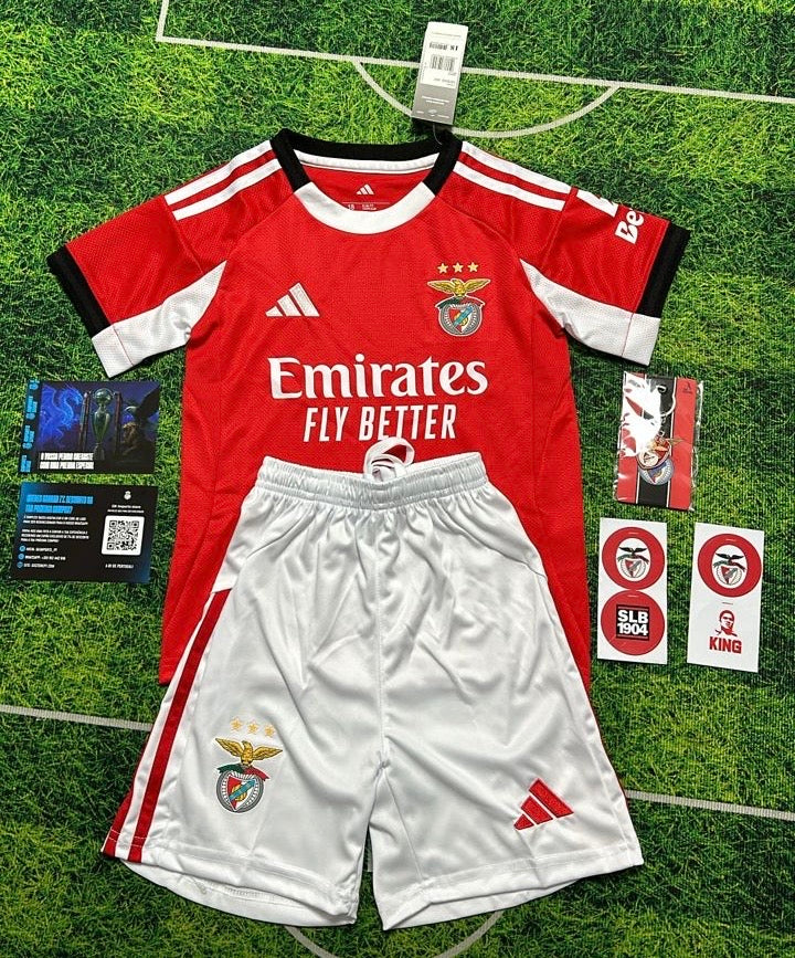 Conjunto infantil PRINCIPAL vermelho 2025/26 - LANÇAMENTO