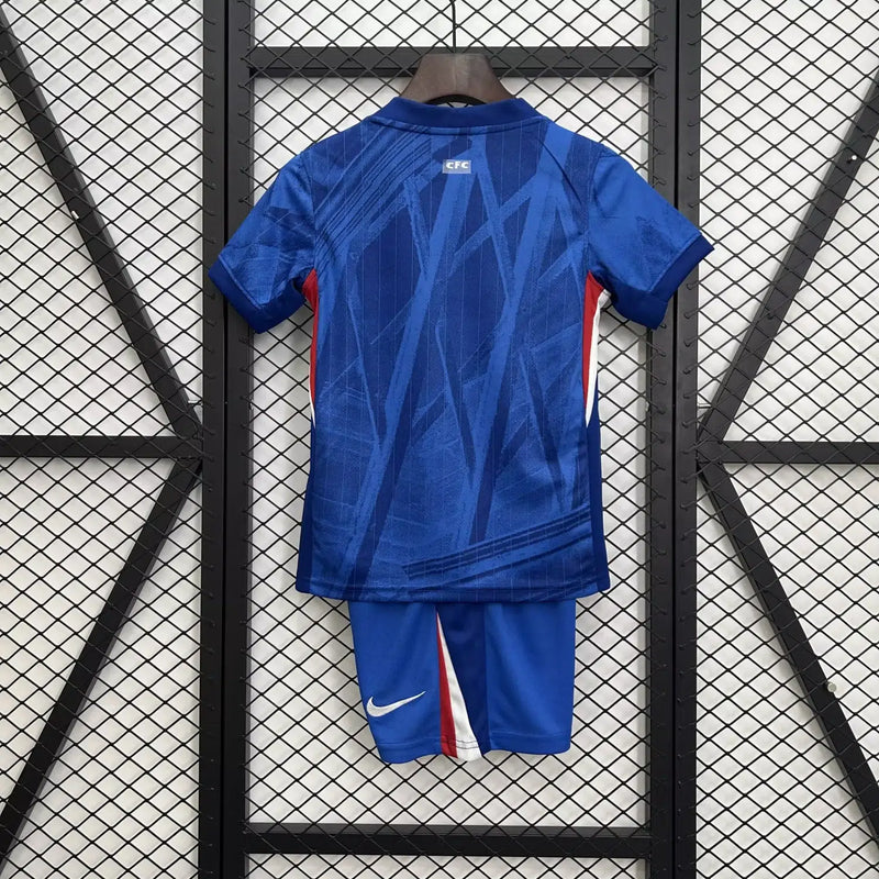 Conjunto Infantil Chelsea Home 2025/26 azul