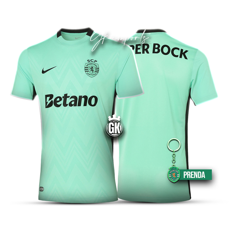 Camisola terceiro equipamento 2025/26 verde - LANÇAMENTO [pré venda: 11 a 22 dias úteis]