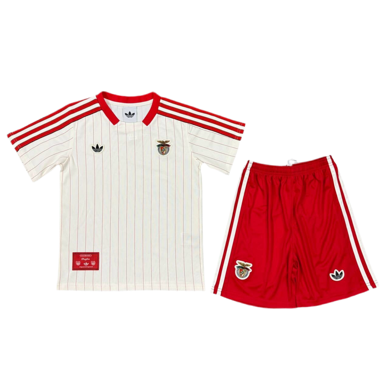 Conjunto infantil S L B x Originals branca 2025/26 - LANÇAMENTO