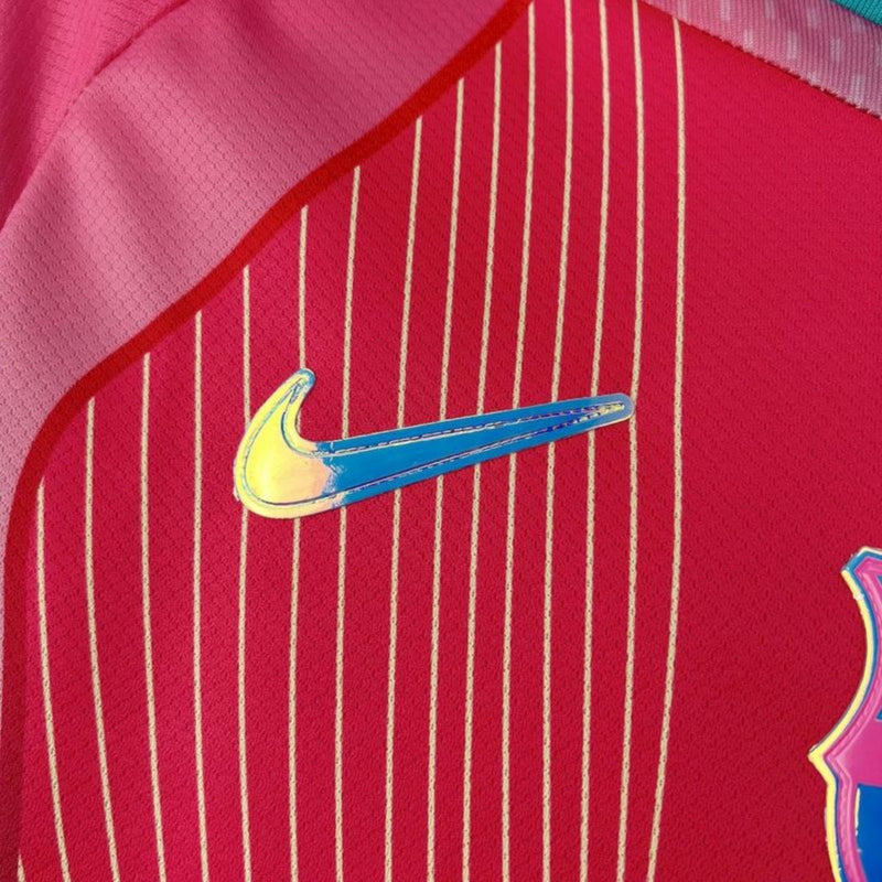 Camisola Barcelona alternativa rosa 2025/26