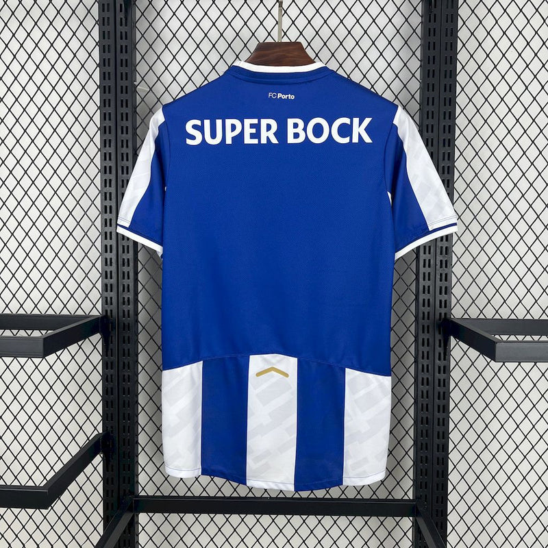 Camisola primeiro equipamento azul/branco 2025/26 simbolo bordado - LANÇAMENTO
