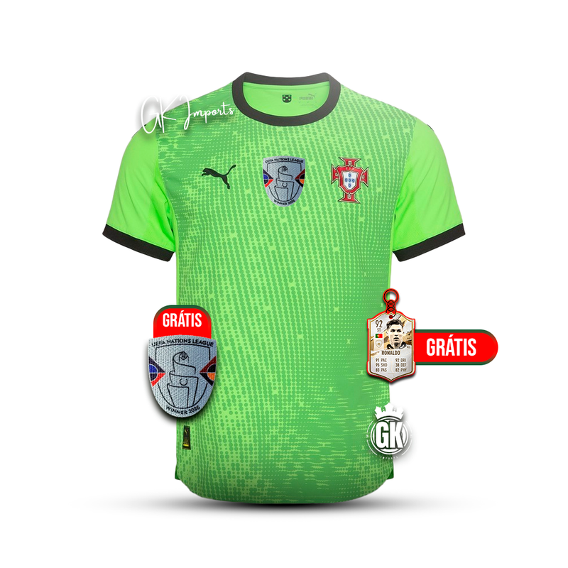 Camisola Seleção Portugal guarda redes verde 2025 - PUMA