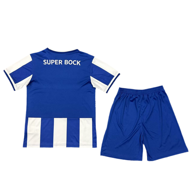 Conjunto infantil principal azul e branco 2025/26 - LANÇAMENTO