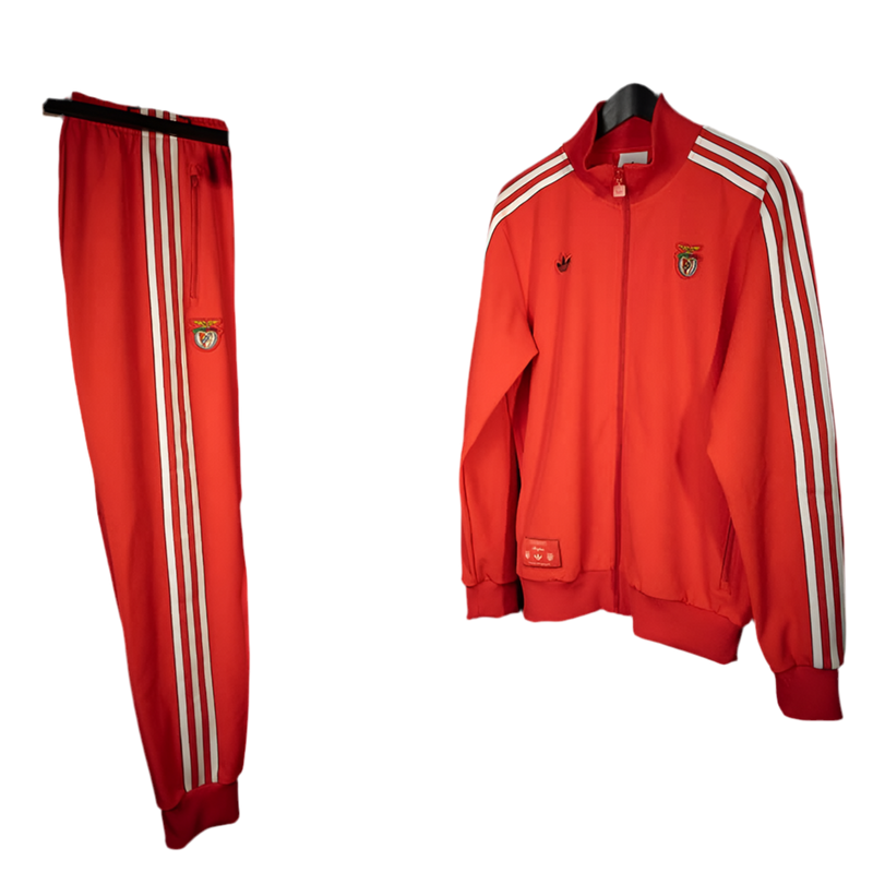 Conjunto blusa e calças S L B x Originals 2025/26 fecho completo